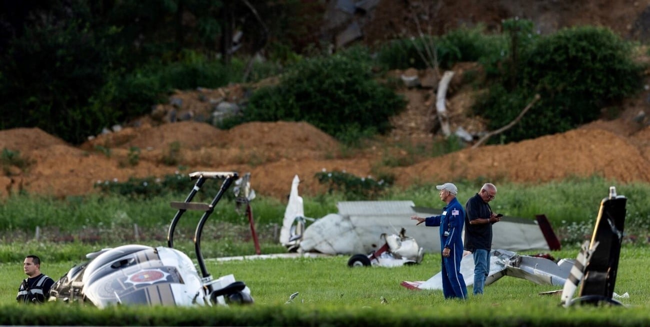 Una avioneta chocó con un helicóptero policial en Pensilvania: un muerto y dos heridos