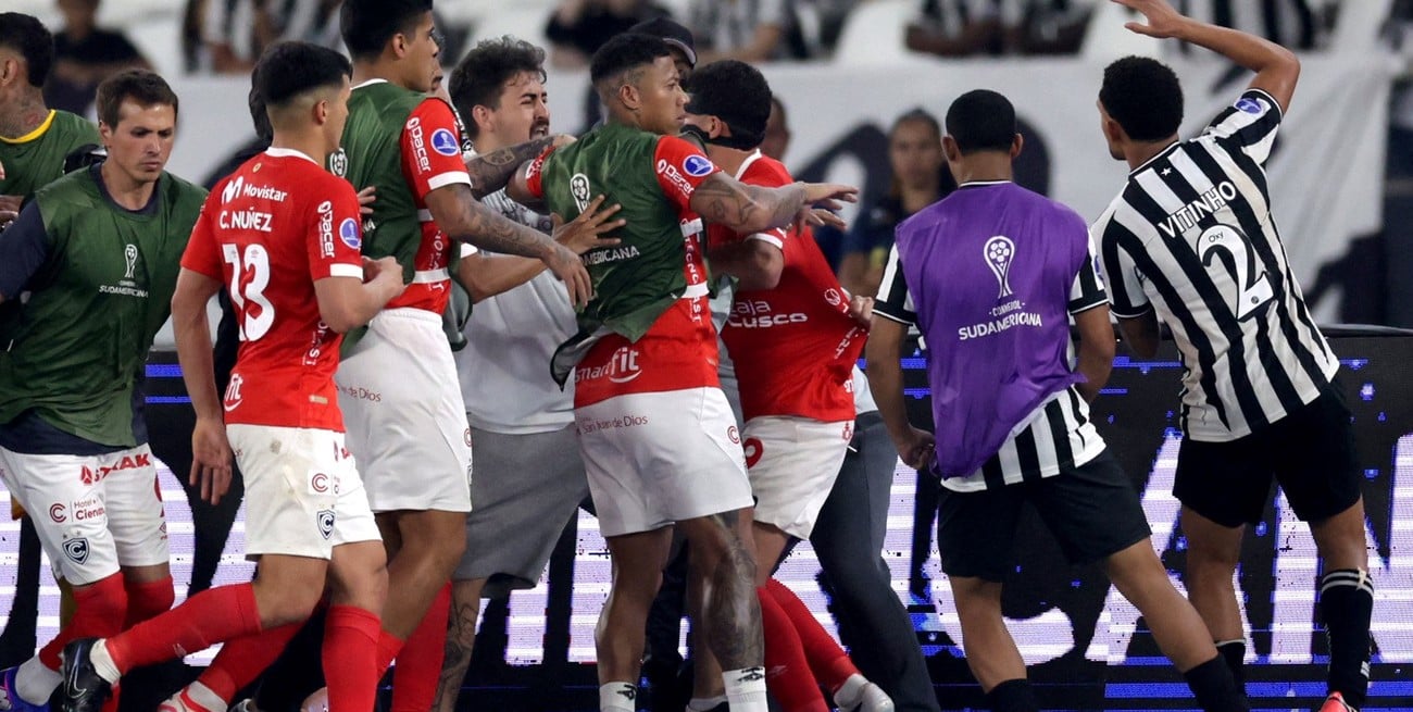 Escándalo tras Botafogo-Cienciano: así fue el cruce con el entrenador argentino