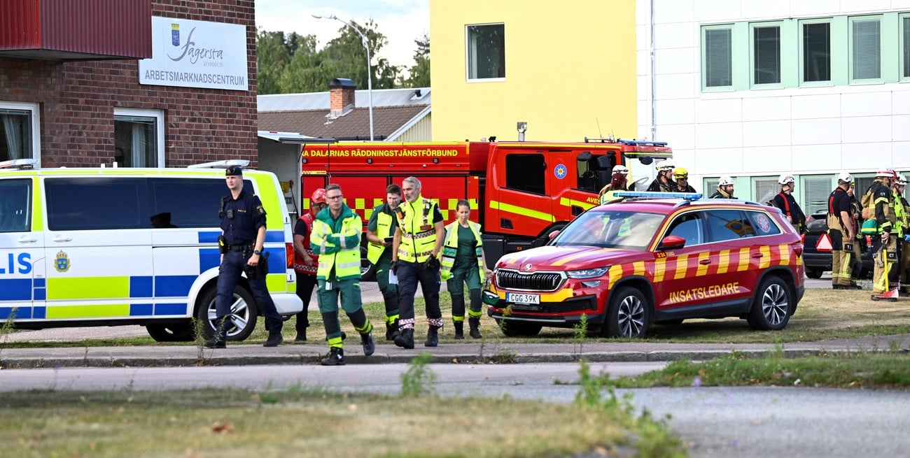 Suecia: varias personas resultaron heridas tras un ataque con espada en una escuela