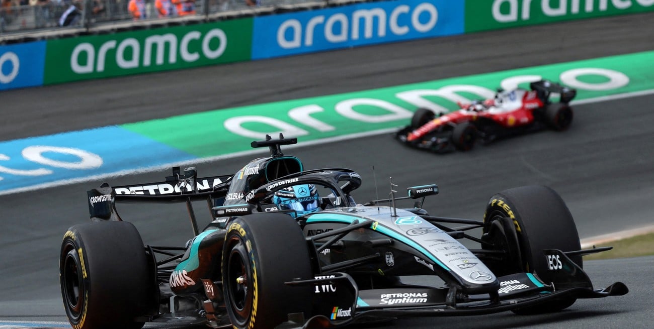 George Russell ganó la Sprint del GP de Países Bajos y Colapinto terminó 12°