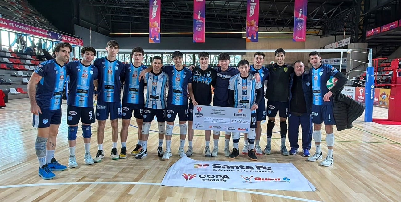 La Copa Santa Fe de Vóley masculino inauguró el Estadio Multipropósito Invencible Rosario