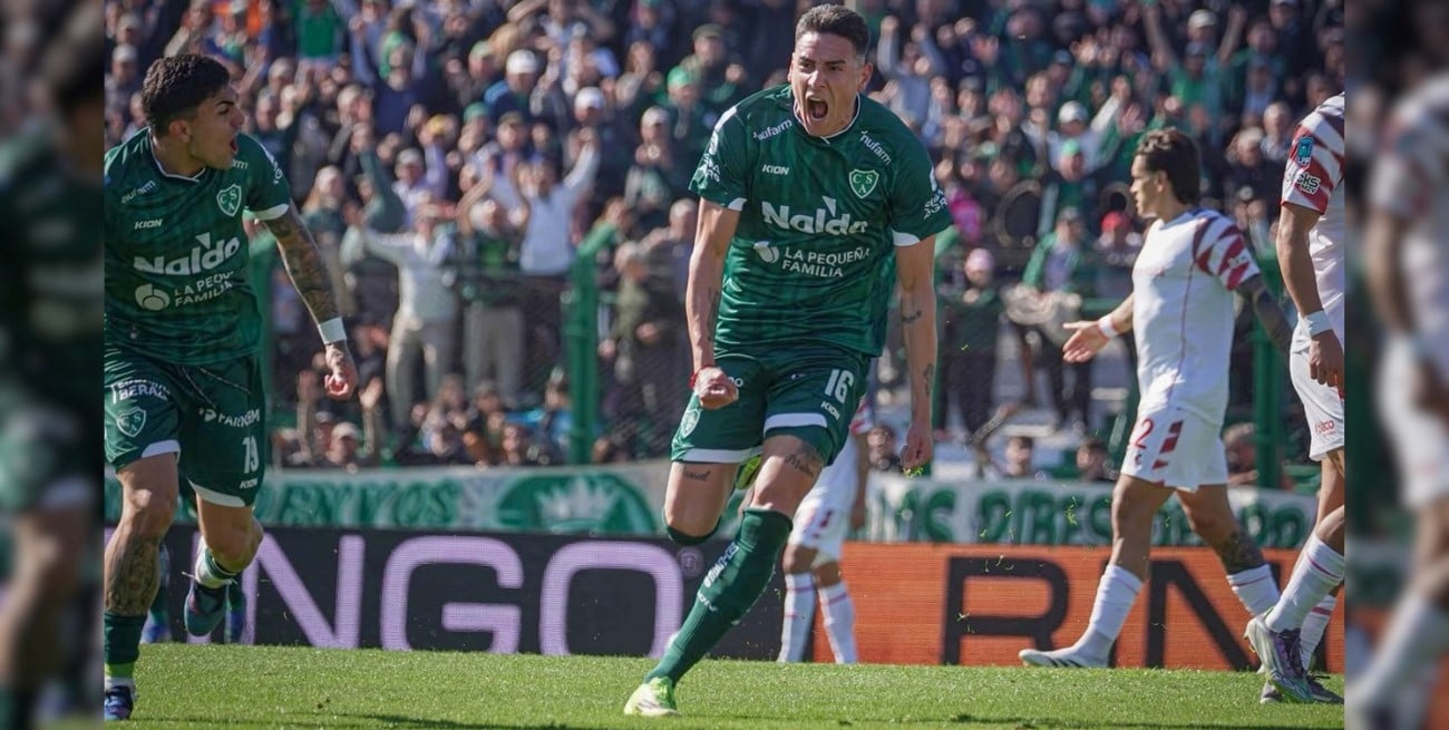 Con goles de dos ex Unión, Sarmiento derrotó a Estudiantes y es puntero