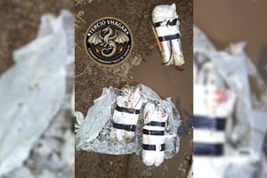 hallazgo posibles explosivos en barrio Los Troncos