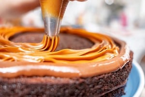 La preparación tiene una textura suave y húmeda