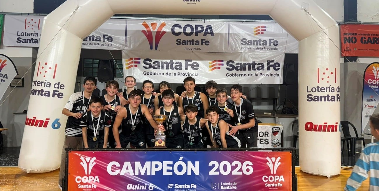 Almagro de Esperanza dominó de punta a punta y se consagró campeón en U13 Masculino