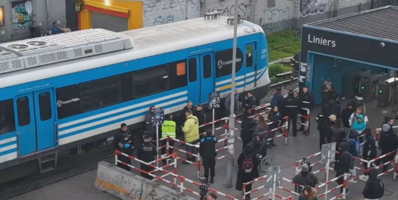 Accidente en Liniers: una mujer fue arrollada por un tren