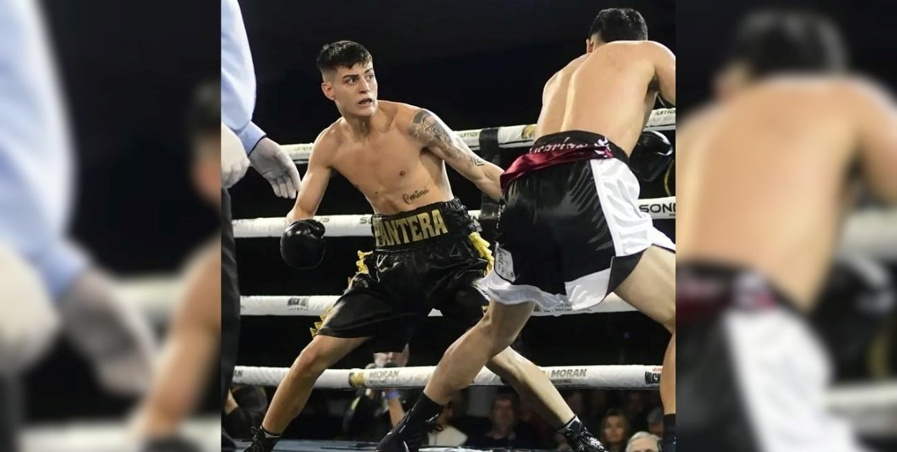 Santiago “La Pantera” Cerutti debutó con triunfo en el profesionalismo