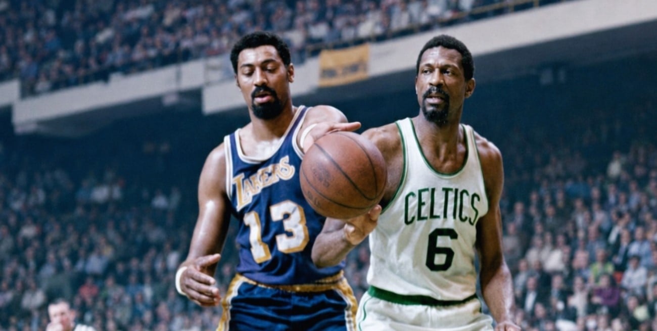 NBA: el día que Russell y Chamberlain llevaron su rivalidad hasta el último dólar