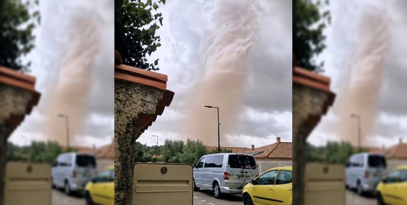 Un tornado golpeó el sur de Francia: dejó 41 heridos y daños en unas 300 viviendas