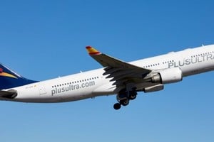 El vuelo de Plus Ultra aterrizó en Natal tras un inconveniente durante el trayecto a Madrid. Foto: X