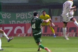 El momento de la polémica.