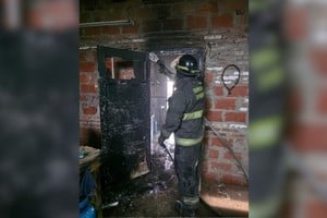 El fuego afectó la cocina del inmueble. Foto: El Litoral