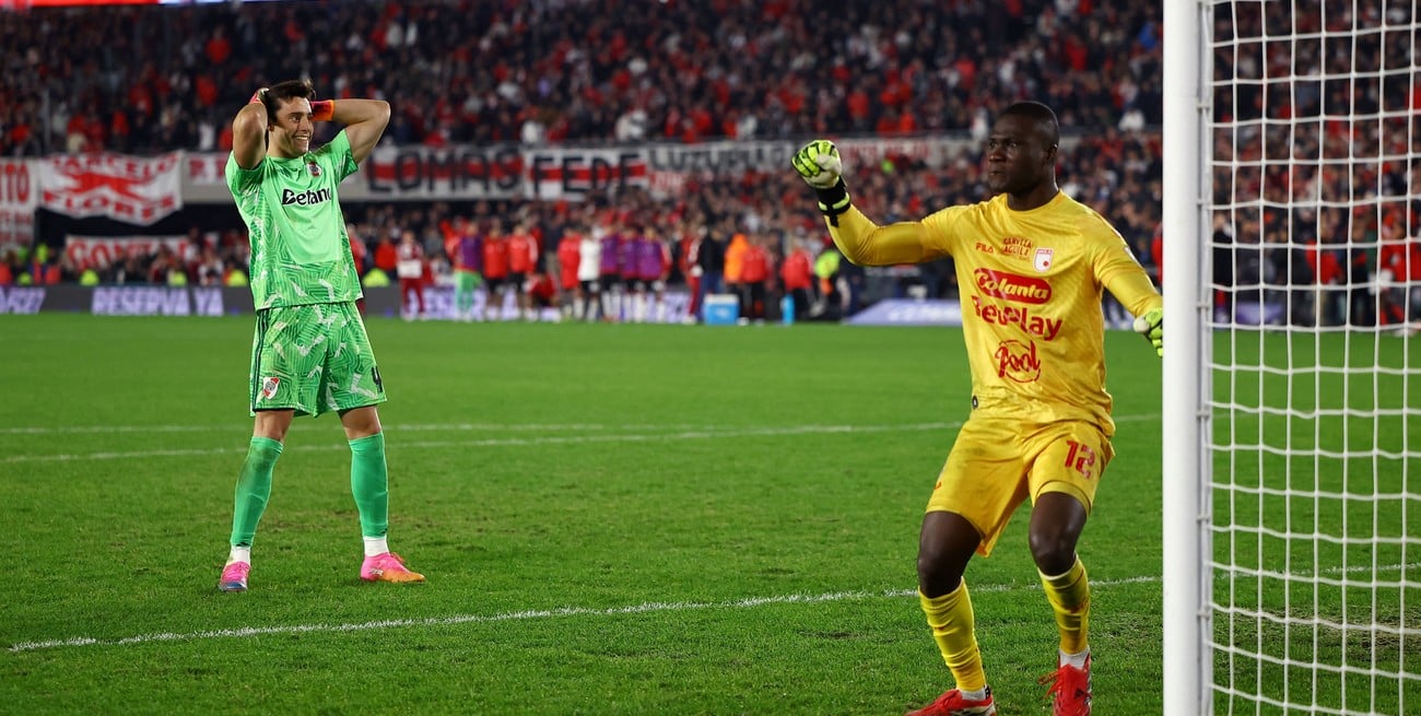 River perdió por penales ante Independiente Santa Fe y quedó eliminado
