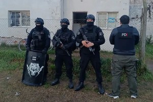 Los procedimientos se realizaron en Venado Tuerto, Murphy, San Gregorio, Zavalla y Unidades Penitenciarias de Coronda, Rosario y Neuquén. Foto: Fiscalía Federal
