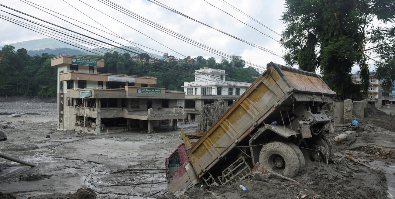 Las inundaciones en Nepal ya dejaron 469 muertos y 977 desaparecidos