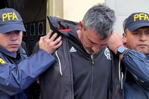 El momento de la detención de Bebote.