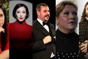 Solistas: las sopranos María Antonela Magani y Nazarena Vidal; el tenor Andrés Novero; la mezzosoprano Daniela Coria; y el barítono Juan Salvador Trupia. Fotos: Gentileza OSPSF