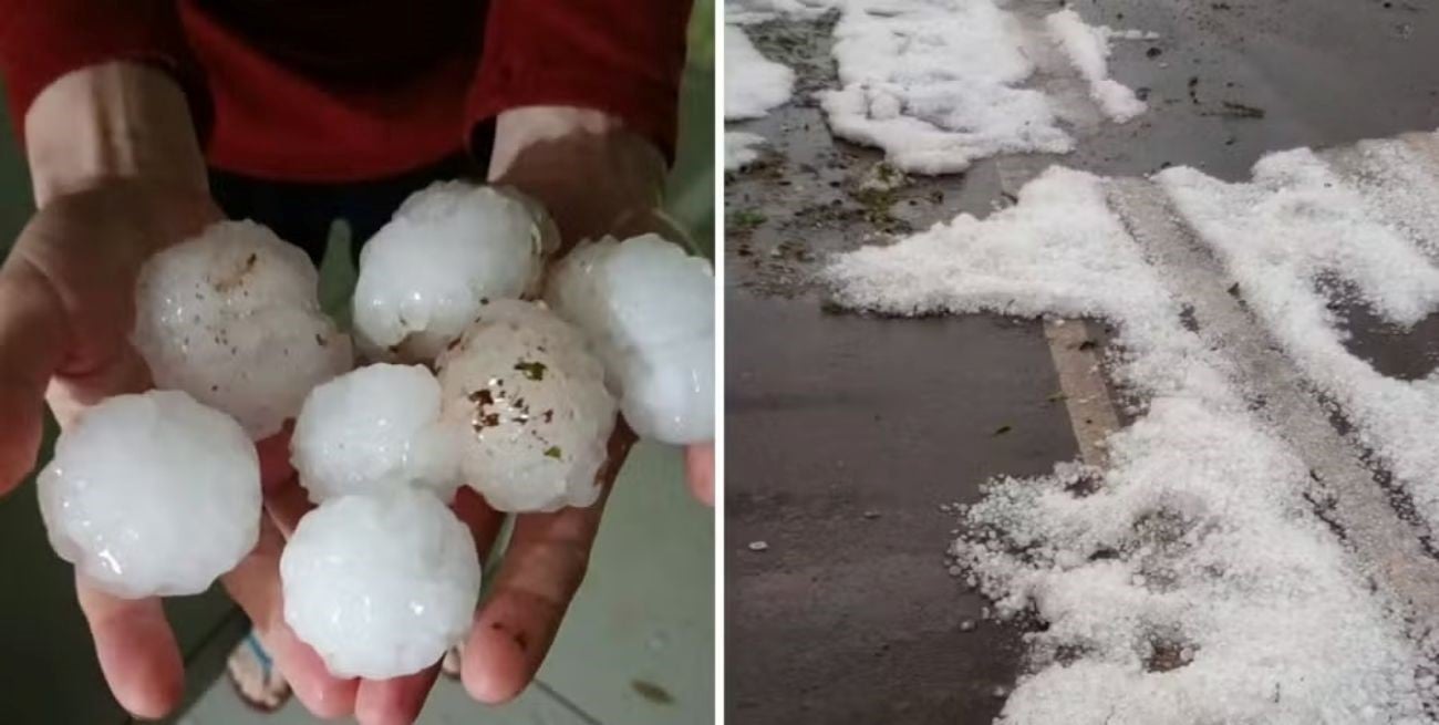 Una severa tormenta de granizo dejó dos muertos y miles de viviendas dañadas en Brasil