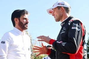 Mohammed Ben Sulayem durante su visita al Rally del Paraguay. Créditos: Intagram de wrc