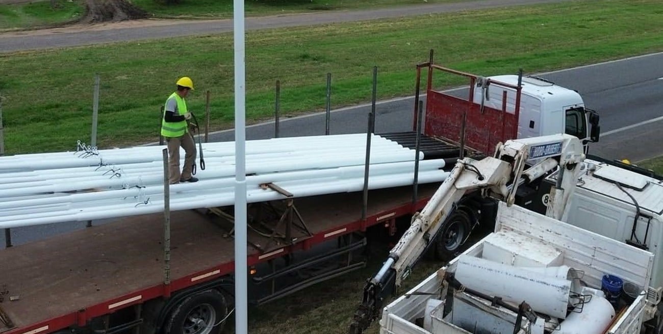 Se enciende la autopista Santa Fe - Rosario: ya colocaron más de la mitad de las luces led