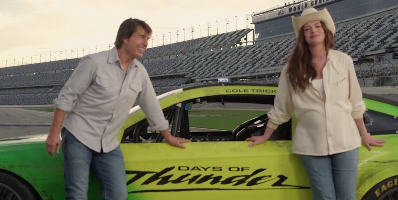 Anne Hathaway y Tom Cruise protagonizarán la secuela de “Días de trueno”: cuándo se estrena
