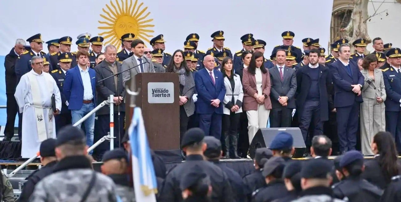 En Venado Tuerto se celebró el 162° aniversario de la Policía de Santa Fe