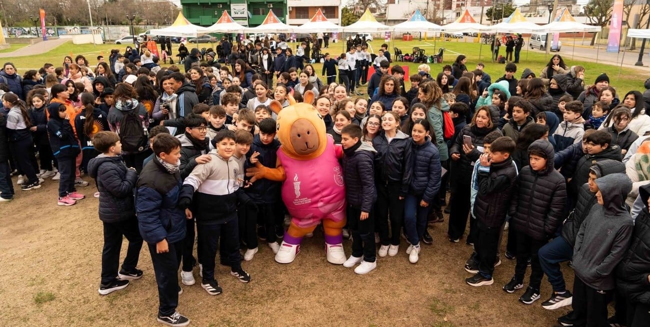 Más de 163 mil estudiantes santafesinos asistirán a las competencias deportivas de los Suramericanos