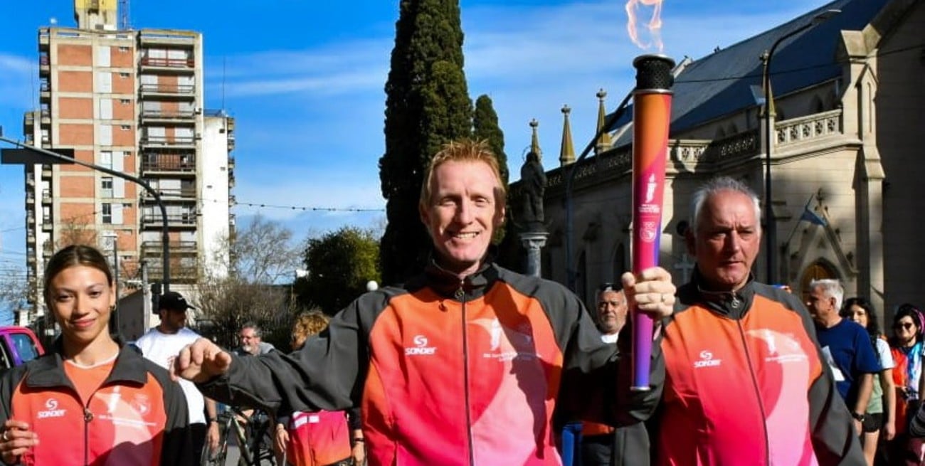 Federico Lussenhoff, de los sueños de un chico a llevar la Antorcha Suramericana en Venado Tuerto