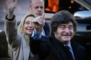 Karina y Javier Milei en el nuevo plan de comunicación del gobierno nacional.