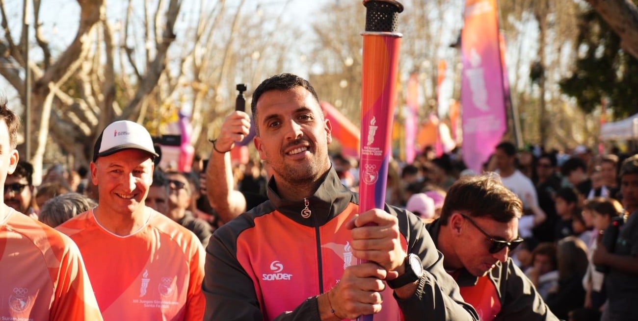 Casilda vivió la llegada del Fuego Suramericano y se sumó a la cuenta regresiva
