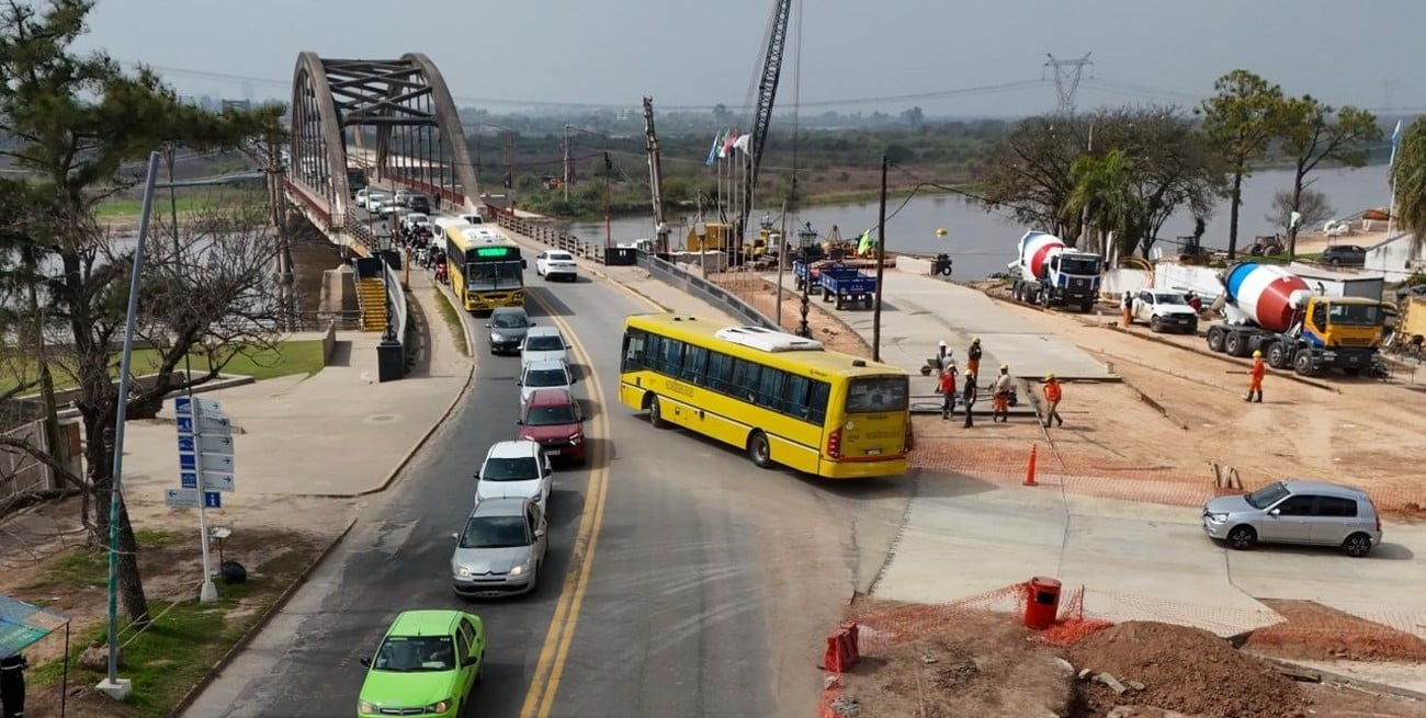 Atención conductores: cambió el acceso al Puente Carretero desde Santo Tomé