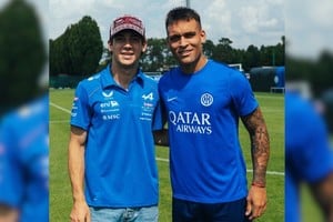 No es la primera vez que Colapinto se encuentra con una figura de la Selección durante un fin de semana de Fórmula 1. 