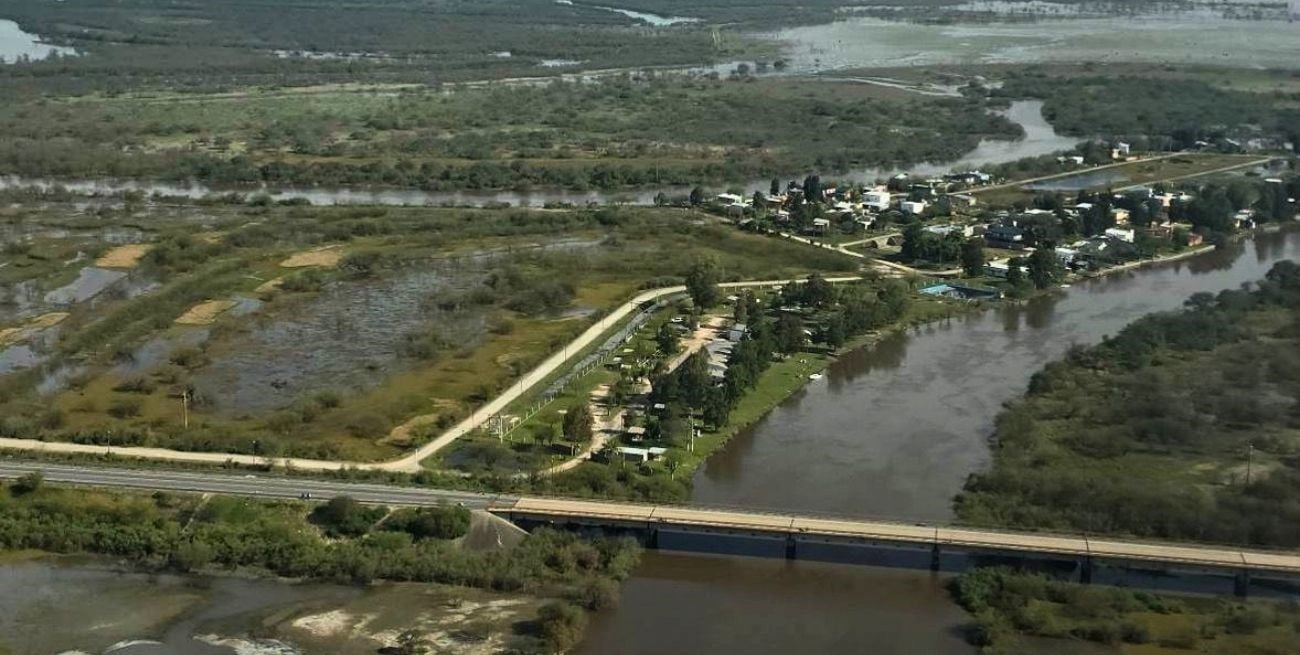 Santa Fe relevó la cuenca baja del Salado y confirmó que no hay desbordes generalizados