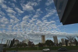 Viernes algo nublado y con una máxima de 20° en la ciudad de Santa Fe