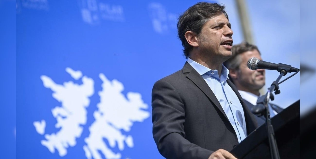 Kicillof cuestionó el giro de Milei sobre Malvinas: “La Patria no se vende ni se actúa”