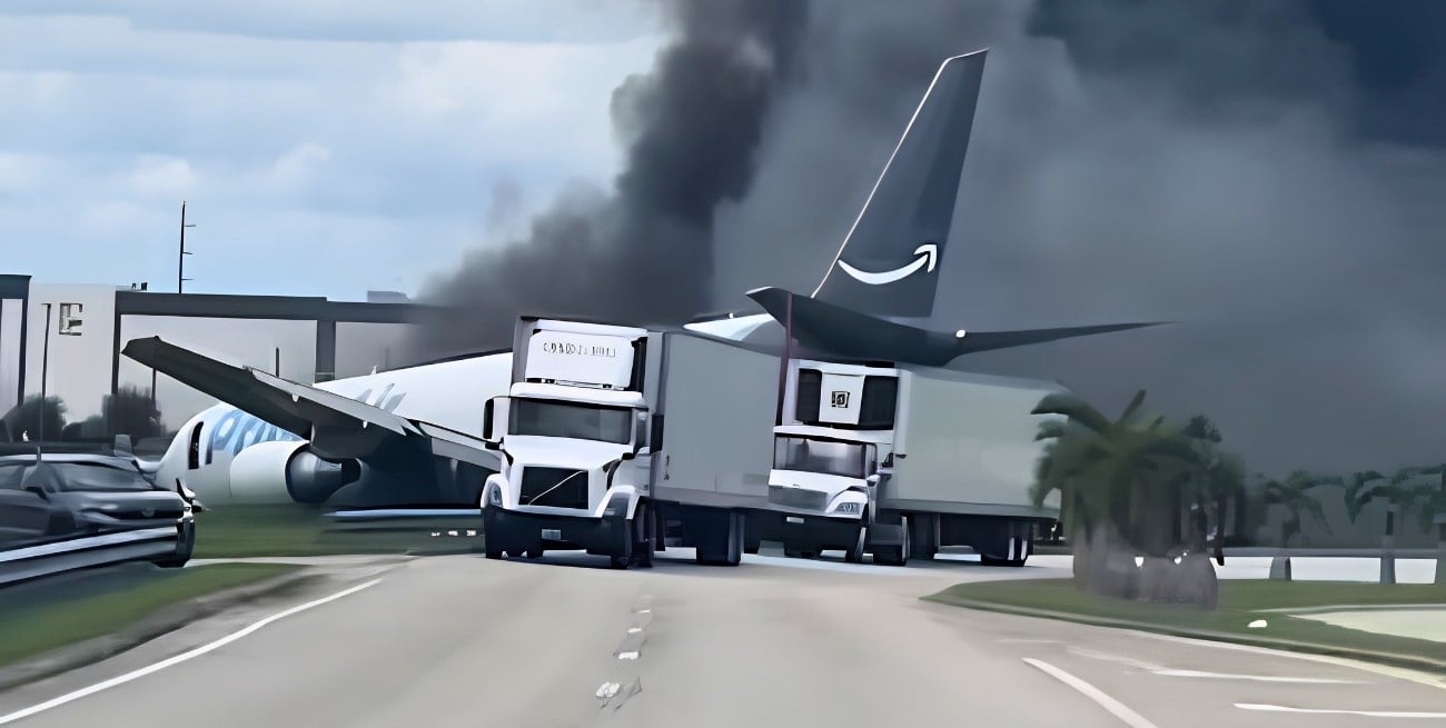 Accidente aéreo en Miami: un Boeing 767 se estrelló cerca del aeropuerto