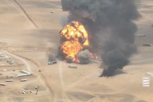 Misiles y drones fueron utilizados durante la ofensiva en territorio saudí.