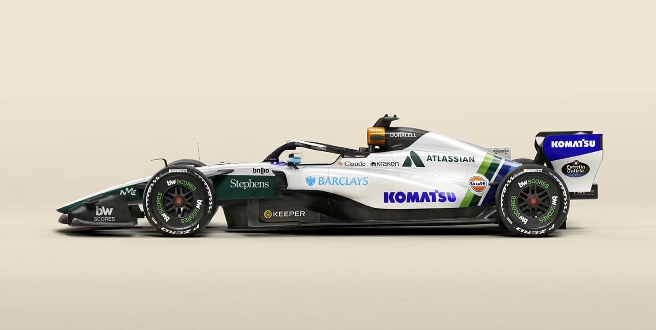 Williams vuelve a sus raíces: una decoración inspirada en el auto de Reutemann para correr en Madrid