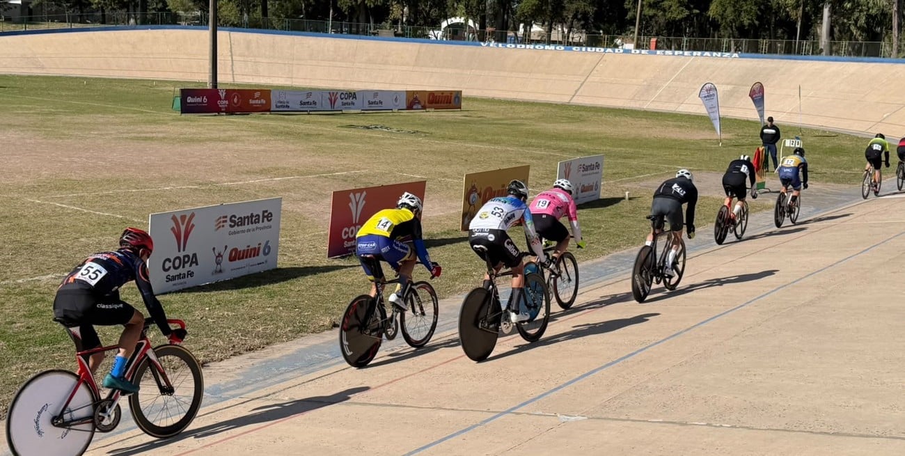 Copa Santa Fe: el ciclismo de pista y otra jornada en Esperanza