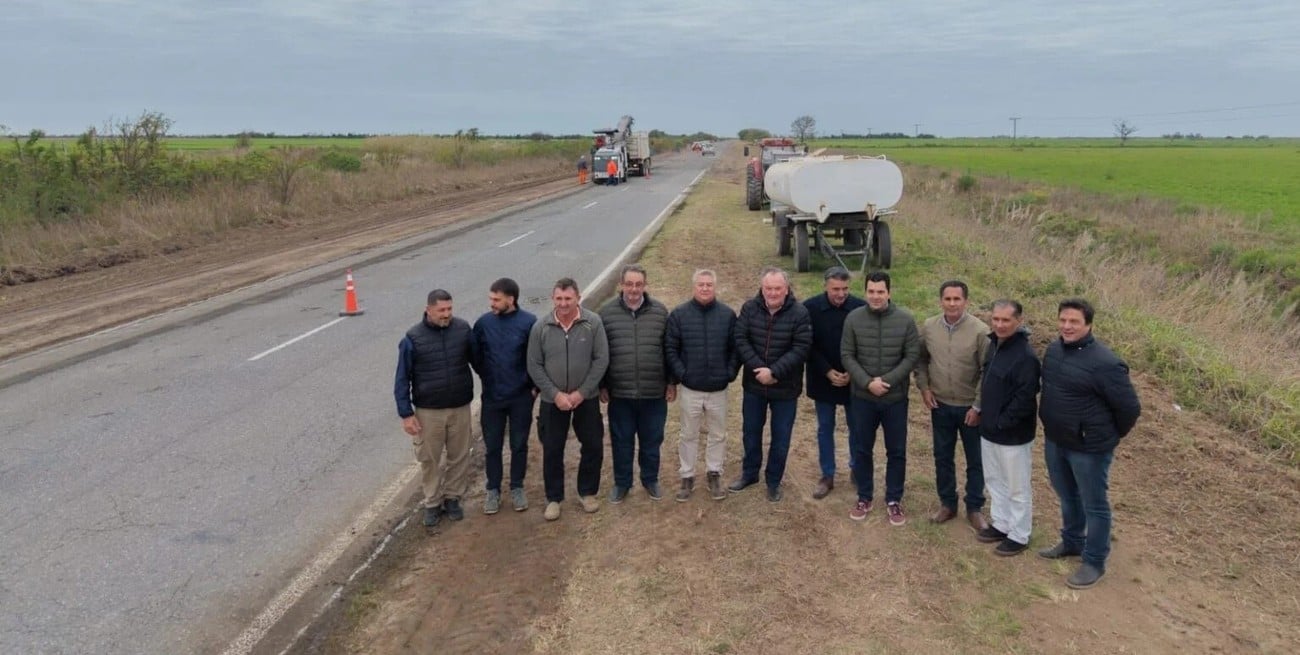 Comenzó la repavimentación de 28,5 kilómetros de la Ruta Provincial 13