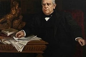 Domingo Faustino Sarmiento (1811-1888). Autodidacta sanjuanino. Fue un político, escritor, docente, periodista, militar y estadista que cumplió -entre otras funciones- los cargos de gobernador de San Juan (1862-1864), presidente de la Nación Argentina (1868-1874), senador nacional por su provincia (1874-1879) y ministro del Interior (1879).