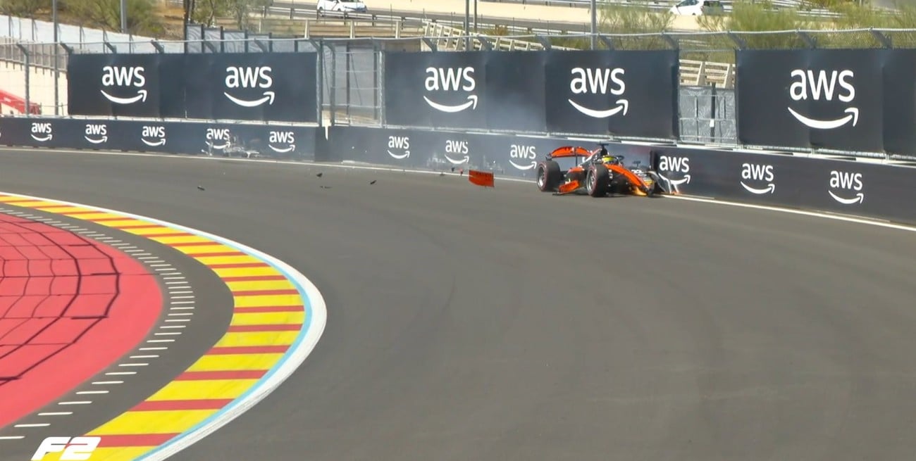 La Sprint duró apenas unas curvas para Varrone: Maini lo mandó contra el muro