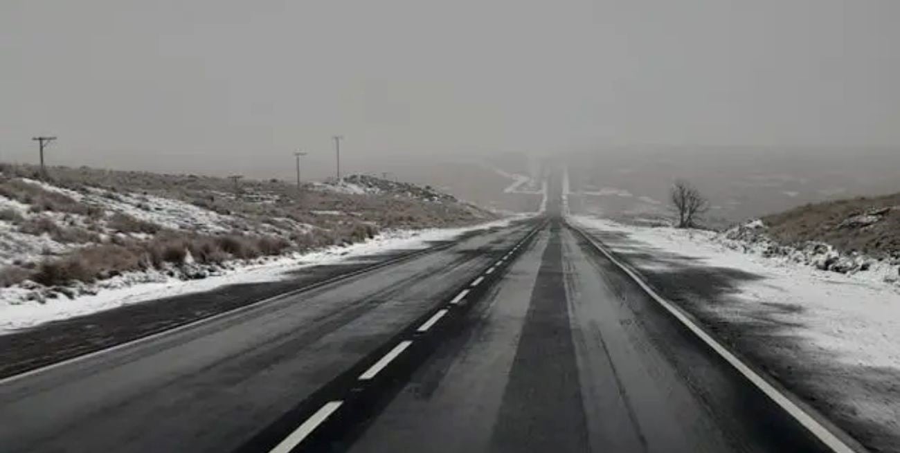 Frío y nieve a una semana de la primavera en varias localidades de Córdoba