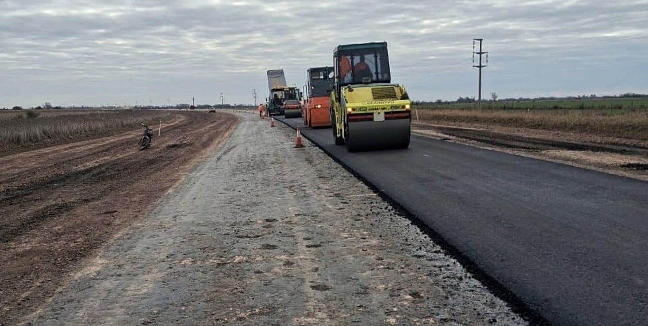 La Ruta 41-S alcanza un 55% de avance en el tramo entre Irigoyen y la Ruta 11