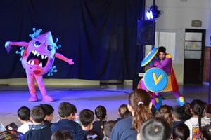 La jornada combinó actividades lúdicas y pedagógicas con el acompañamiento de los equipos de salud
