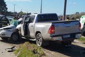 La mujer de 77 años que viajaba en el Gol murió como consecuencia del choque.