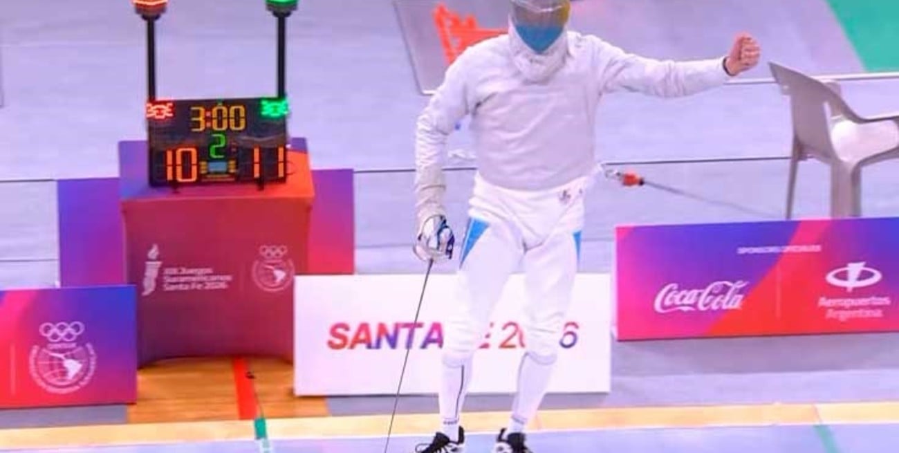 Pascual Di Tella ganó el primer oro argentino en los Juegos Suramericanos