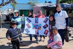 San Javier: el Hospital Rawson reforzó la prevención sanitaria en dos barrios. Foto: Gentileza San Javier en Reflejos