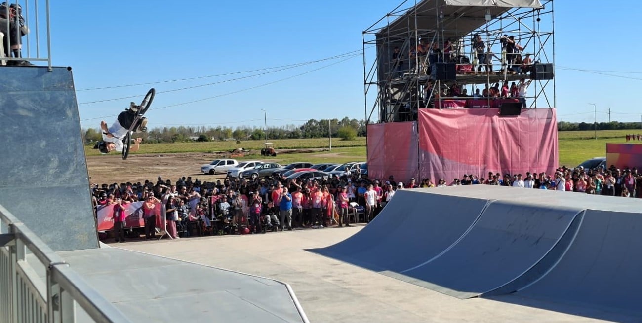 Manuel Turone ganó el bronce en BMX Freestyle en Rafaela
