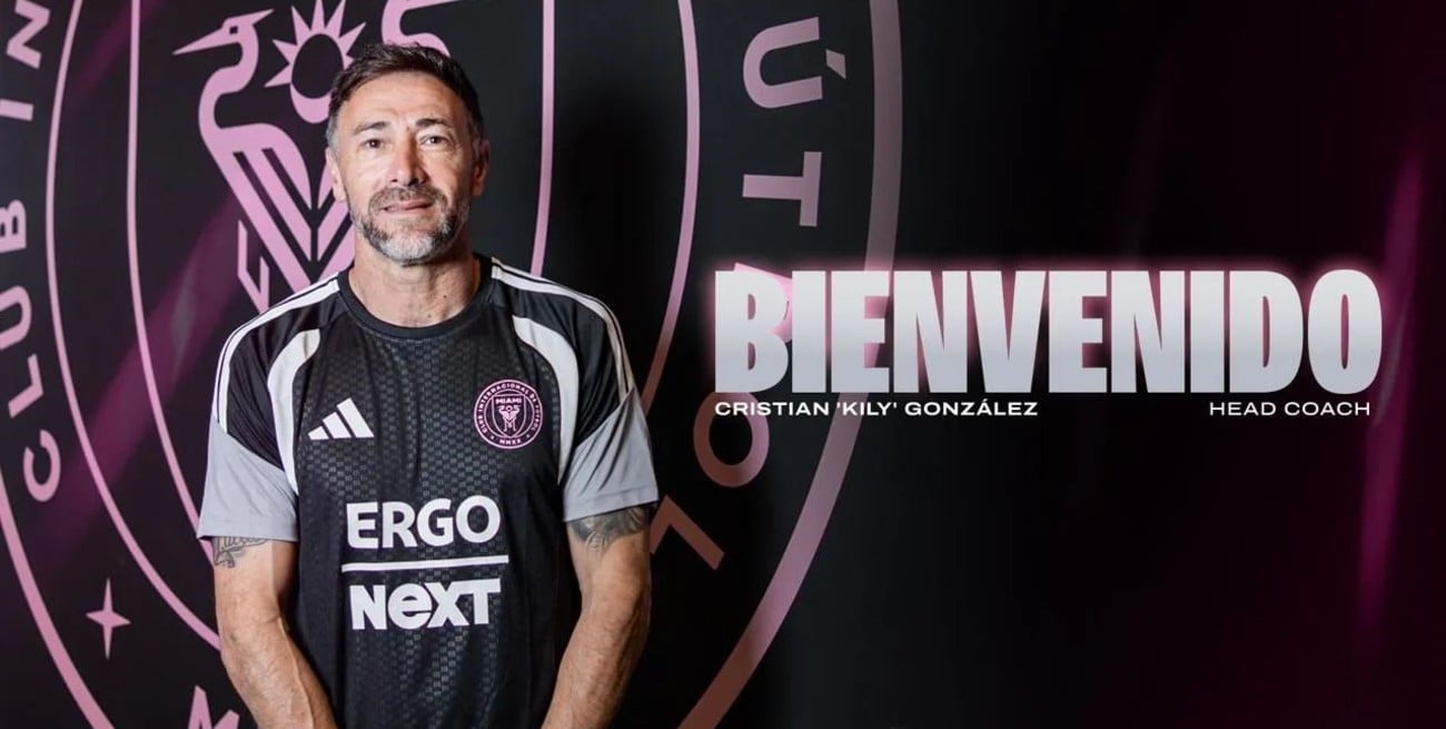 El Kily González ya está en Miami y prepara su debut al frente de Inter